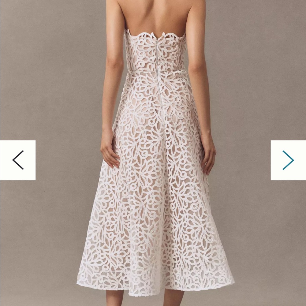 Milly Petunia Curled Lace Gown - Picture 2 of 8